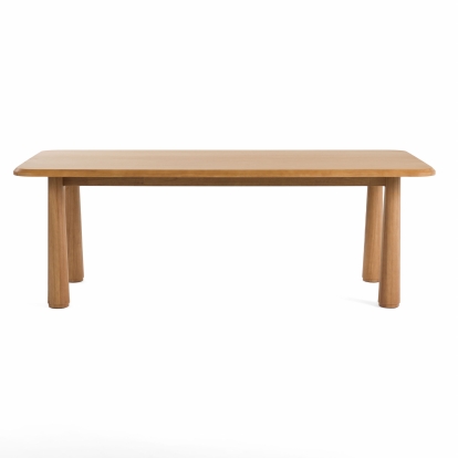 Modrest Rhea Modern 87" Natural Acacia Rectangular Dining Table Other Dining Table 81314 VGWDMAR-DT2.2-NAT