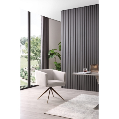 LA Furniture Riaglow Contemporary Light Grey Fabric Dining Chair VGVCB8522-LTGRY-DC Contemporary Style by Vig Furnitrue Number 78648 Catch Home Goods