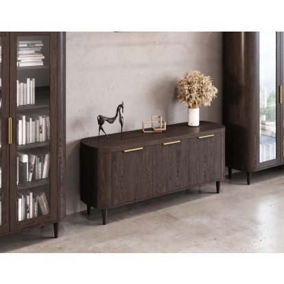 Modrest Richmond Modern Brown Oak Buffet Brown Buffet 82769 VGME-RICHMOND-BROWN-B