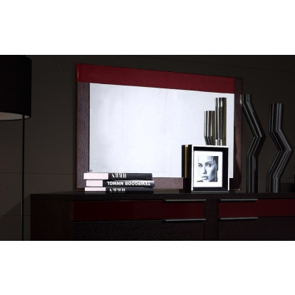 Rimini Modern Bedroom Mirror Red Mirror 11718 VGWCRIMINI-M