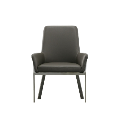 LA Furniture Robin Modern Grey Bonded Leather Dining Chair VGVCB8366-GRY Contemporary Style by Vig Furnitrue Number 73975 Catch Home Goods