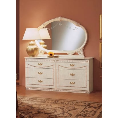 LA Furniture Rossella Classic Glossy Dresser VGCAROSSELLA-DR Contemporary Style by Vig Furnitrue Number 11583 Catch Home Goods