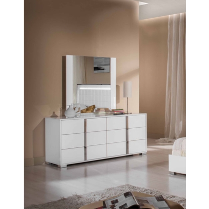 Modrest San Marino Modern White Mirror White Mirror 16287 VGACSANMARINO-MIR-WHT