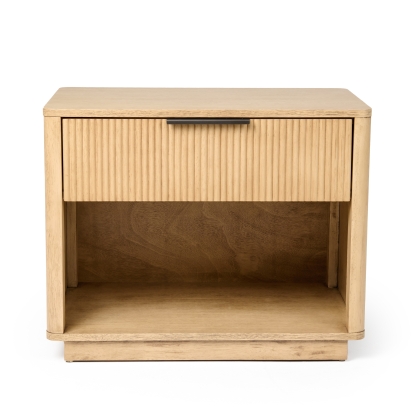 Nova Domus Santa Monica Modern Natural Oak Nightstand Oak Nightstand 80884 VGMABR-144-NS
