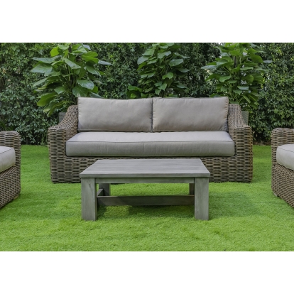 Renava Sapelo Outdoor Beige Wicker Sofa Beige Outdoor Seating 76110 VGATRASF-125-8MM-SOFA