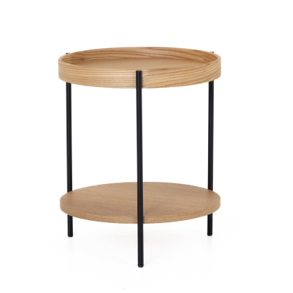 LA Furniture Savoy Modern Natural Ash End Table VGDW-J5766-NAT Contemporary Style by Vig Furnitrue Number 82095 Catch Home Goods