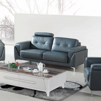Divani Casa Markham Modern Grey Bonded Leather Sofa Grey Sofa 72878 VGBNSBL-9211-GRY-SOFA