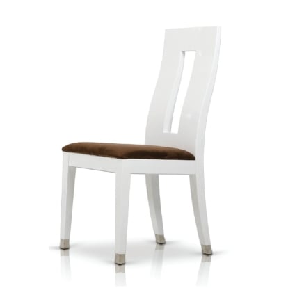 LA Furniture Thor Modern White Glossy Dining Chair VGGU903CH-WHT Contemporary Style by Vig Furnitrue Number 15258 Catch Home Goods