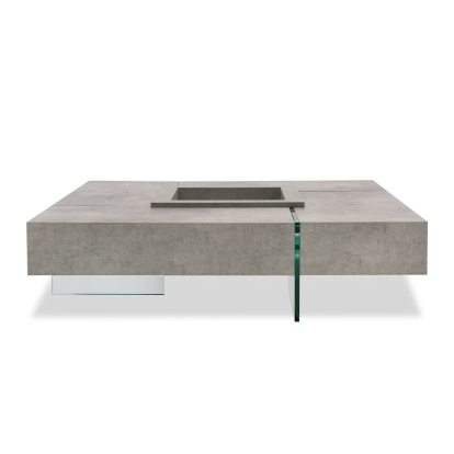 Modrest Shauna Modern Faux Concrete Floating Coffee Table Grey Coffee Table 76679 VGCNCPM2852-N16