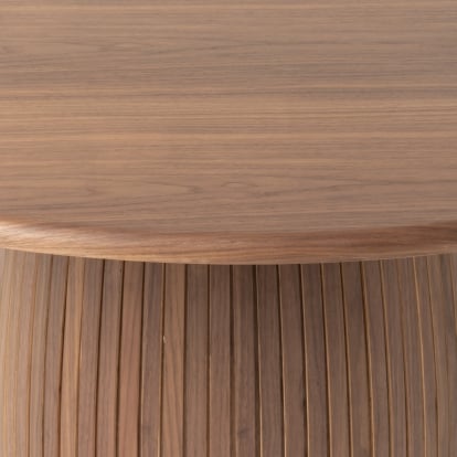 LA Furniture Sheridan Mid-Century Modern Walnut Round Dining Table VGDWJ3630-1 Contemporary Style by Vig Furnitrue Number 80995 Catch Home Goods