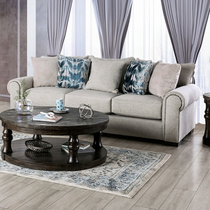 Furniture Of America Laredo Transitional Beige Sofa Model SM1215-SF
