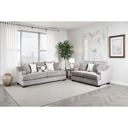 Furniture Of America Mayfield Transitional Gray Loveseat Model SM1249-LV