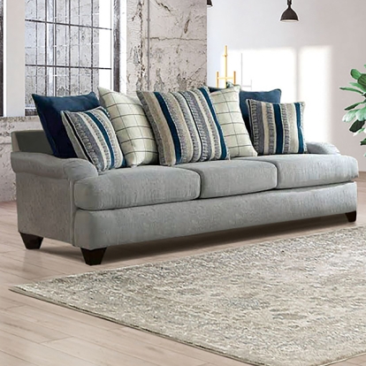 Furniture Of America Plaistow Transitional Gray Sofa Model SM5189-SF
