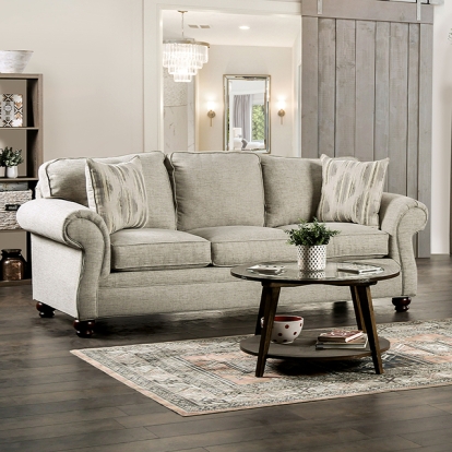 Furniture Of America Amaya Transitional Cream Sofa Model SM5411-SF