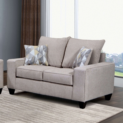 Furniture Of America West Acton Contemporary Beige Loveseat Model SM7331-LV