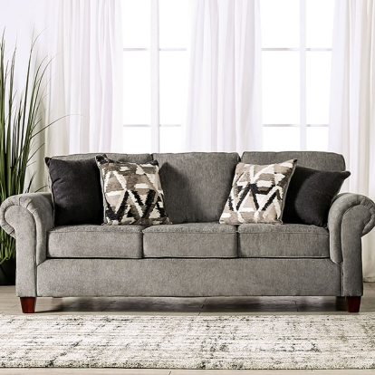 Furniture Of America Delgada Transitional Graphite Sofa Model SM7750-SF