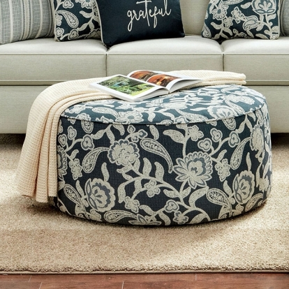 Furniture Of America Porthcawl Transitional Floral Multi Ottoman Model SM8190-OT