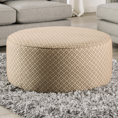 Furniture Of America Stephney Transitional Gold-Gray Ottoman Model SM8193-OT