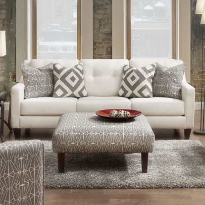 Furniture Of America Parker Transitional Ivory Sofa Model SM8563-SF