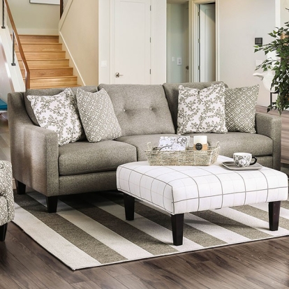 Furniture Of America Dorset Transitional Light Gray Sofa Model SM8564-SF
