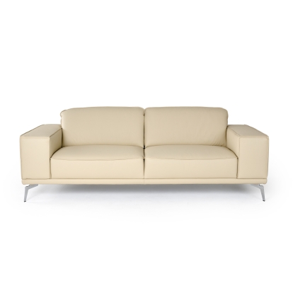 Lamod Italia Soho Italian Off White Leather Sofa Off-White Sofa 81705 VGDTSOHO-SF-OFFWHT-S