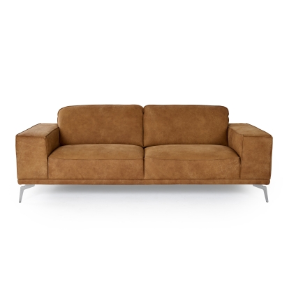 LA Furniture Soho Italian Vintage Cognac Leather Sofa VGDTSOHO-SF-COGNAC-S Contemporary Style by Vig Furnitrue Number 81709 Catch Home Goods