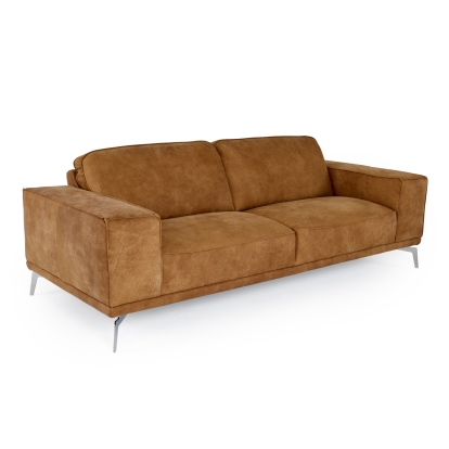 Lamod Italia Soho Italian Vintage Cognac Leather Sofa Cognac Sofa 81709 VGDTSOHO-SF-COGNAC-S