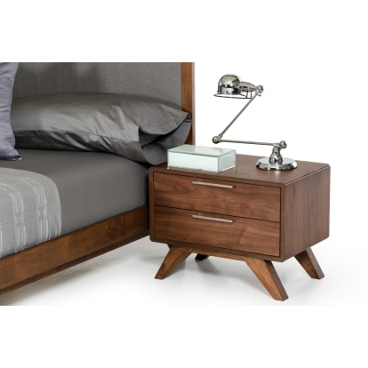 Nova Domus Soria Mid-Century Walnut Nightstand Walnut Nightstand 71883 VGMABR-32-NS