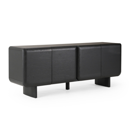 Modrest Steven Modern Black Buffet Black Buffet 83025 VGWD-PRY-BF02-BLK