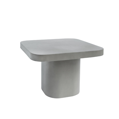 Modrest Flores Modern Grey Concrete End Table Grey End Table 75505 VGLBSTIN-CF60