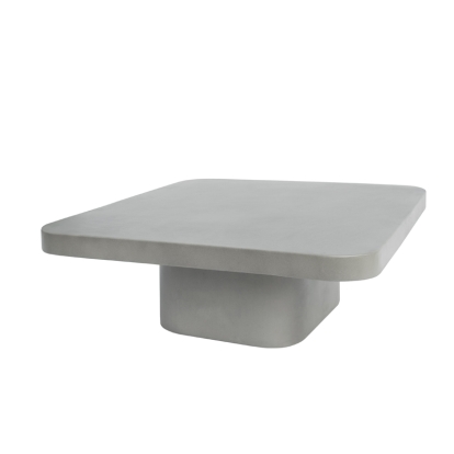 Modrest Flores Modern Grey Concrete Coffee Table Grey Coffee Table 75506 VGLBSTIN-CF80