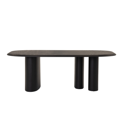 Modrest Summit Modern 87" Black Ash Dining Table Black Dining Table 81607 VGOD-LZ-342DT-A