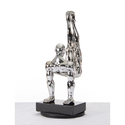 SZ0173 Modern Silver Gymnast-B Sculpture Silver Sculpture 15208 VGTHSZ0173-SLV