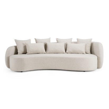 LA Furniture Tabarca Outdoor Beige Fabric 4 Seat Sofa VGVK-F017-3L-BGE Contemporary Style by Vig Furnitrue Number 83126 Catch Home Goods
