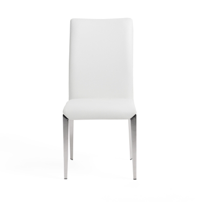 Taryn Modern White Dining Chair (Set of 2) White Dining Chair 73144BZ VGVC-B803-WHT
