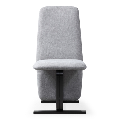 LA Furniture Tasha Modern Grey Linen + Brushed Gunmetal Dining Chair (Set of 2) VGVC-B2133-GRYLN Contemporary Style by Vig Furnitrue Number 82085Z Catch Home Goods