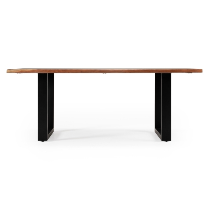 Modrest Taylor Modern 79" Live Edge Wood Dining Table Brown Dining Table 73837 VGEDPRO220001
