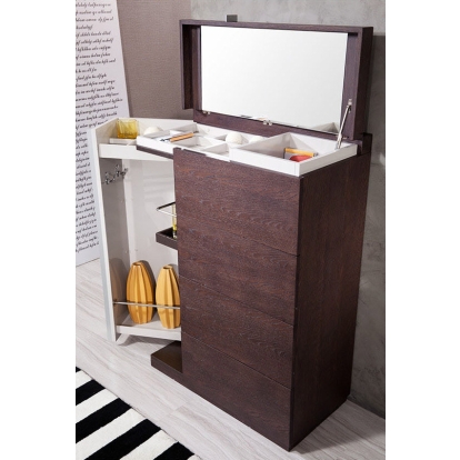 LA Furniture Gamma Torino Modern 2-Tone Oak 4-Drawer Multi-Chest VGWCG509 Contemporary Style by Vig Furnitrue Number 15339 Catch Home Goods