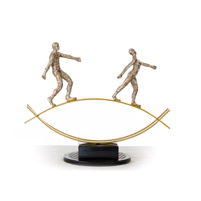 SZ0241 Modern Bronze Acrobats-Tightrope Sculpture Bronze Sculpture 15205 VGTHSZ0241-BRZ