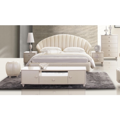 Modrest Tinger Modern Off-White TV Stand Off-White TV Stand 17345 VGSLE-TINGER-TV