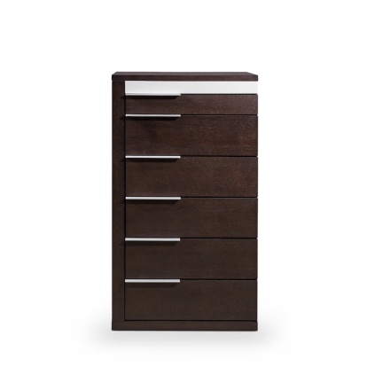 Modrest Torino Modern Brown Oak & Grey Chest Brown Chest 72047 VGWCD-D04-BRNOAK
