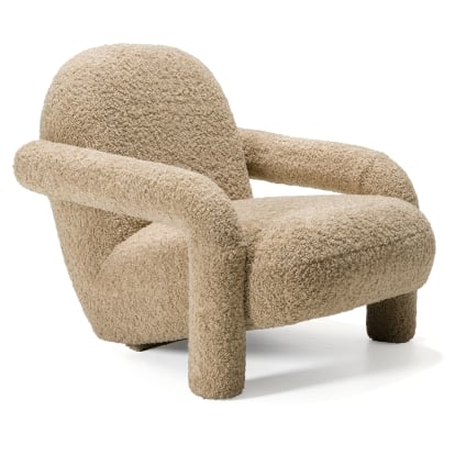 LA Furniture Trevor Modern Tan Fabric Accent Chair VGOD-ZW-24070-BRN Contemporary Style by Vig Furnitrue Number 82913|82913A Catch Home Goods