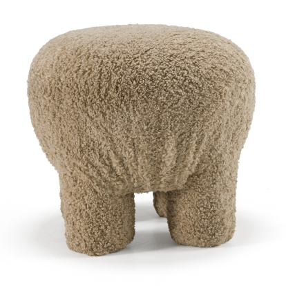 LA Furniture Trevor Modern Tan Fabric Ottoman VGOD-ZW-24082-BRN Contemporary Style by Vig Furnitrue Number 82914 Catch Home Goods