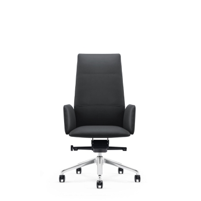 Modrest Tricia Modern Black High Back Executive Office Chair Black Office Chair 78738 VGFUA1911-BLK-OC