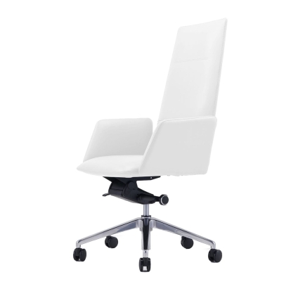 Modrest Tricia Modern White High Back Executive Office Chair White Office Chair 78739 VGFUA1911-WHT-OC