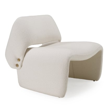 LA Furniture Tristan Modern Off White Fabric Accent Chair VGOD-ZW-21101-CH Contemporary Style by Vig Furnitrue Number 80053|80053A Catch Home Goods