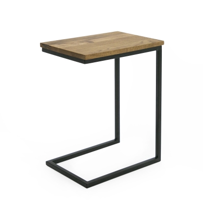 Modrest Turner Modern Aged Oak Side Table Brown End Table 73845 VGEDCU304514