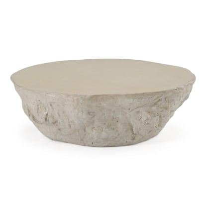 LA Furniture Tyrel Modern Beige Fiberform Coffee Table VGGR-675206-PM-SAND Contemporary Style by Vig Furnitrue Number 85830 Catch Home Goods