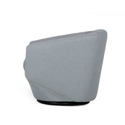 Divani Casa Tyson Modern Grey Fabric Accent Chair Grey Lounge Chair 77734 VGKKKFA1032-GRY-3