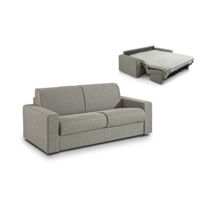 Modrest Made in Italy Urrita Modern Gray Fabric Sofa Bed with Full Size Mattress Grey Sofa Bed 77321A VGACURRITA-F-GRY